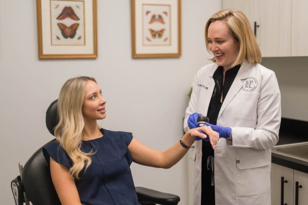 Dr. Kesty providing professional vaginal rejuvenation care
