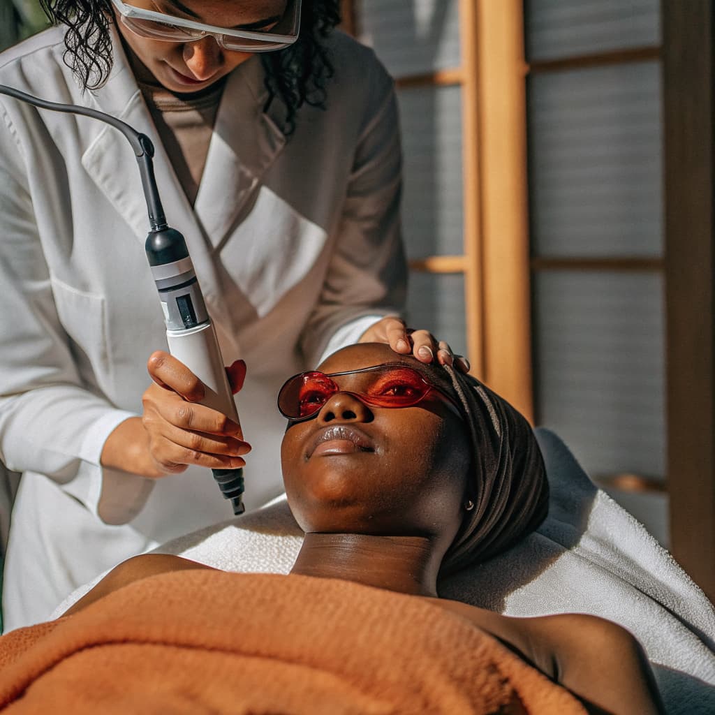 Pigment-safe acne scar treatment for skin of color