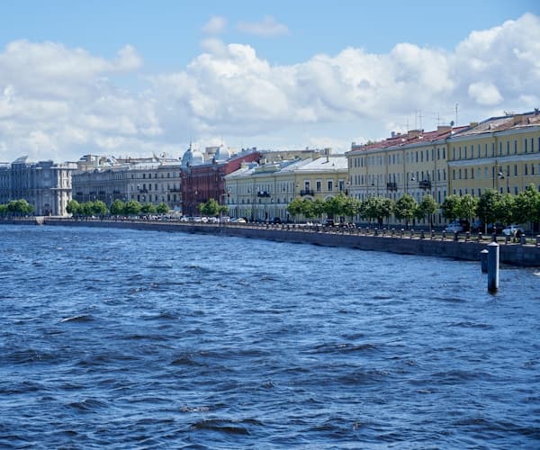 Beautiful St. Petersburg downtown and pier area