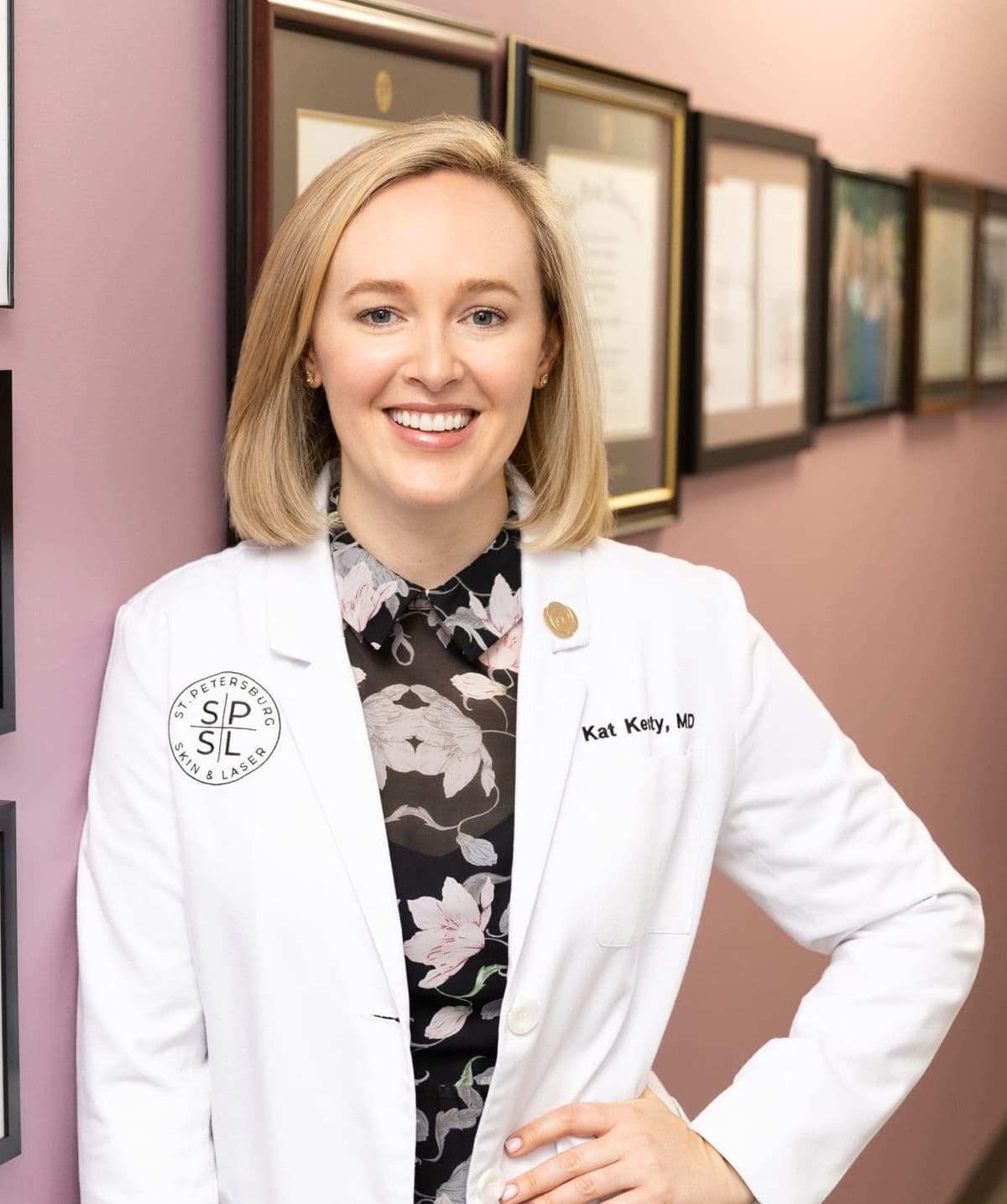 Dr. Kat Kesty in her updated professional medical practice setting